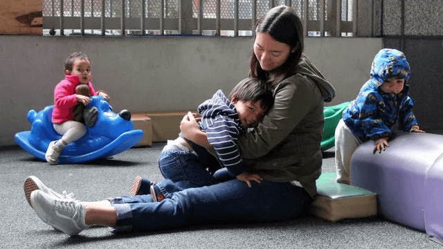 homeless family on the streets